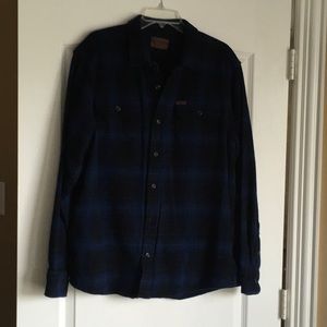 Blue/Black Plaid Shirt